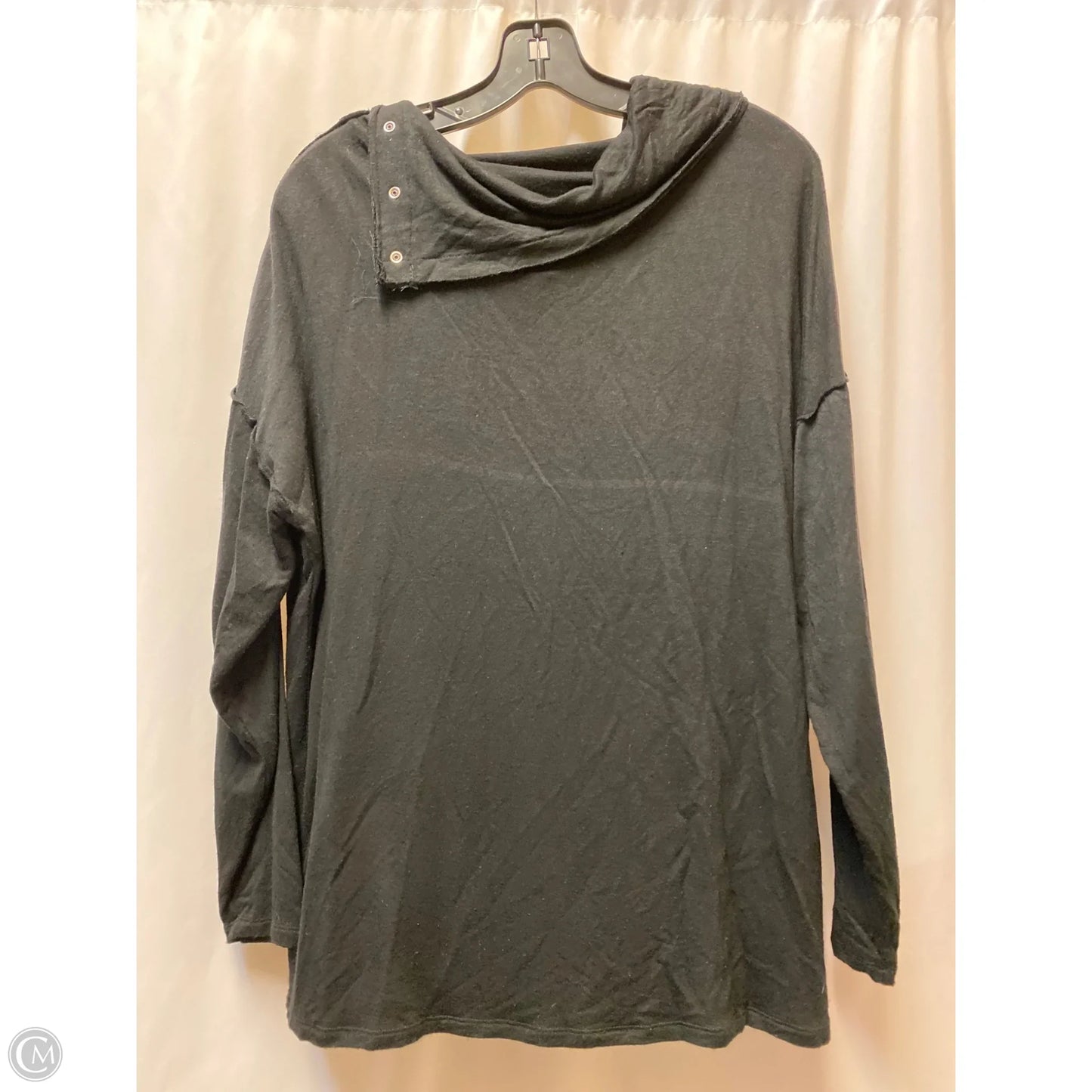 Top Long Sleeve By Bke In Black, Size: S