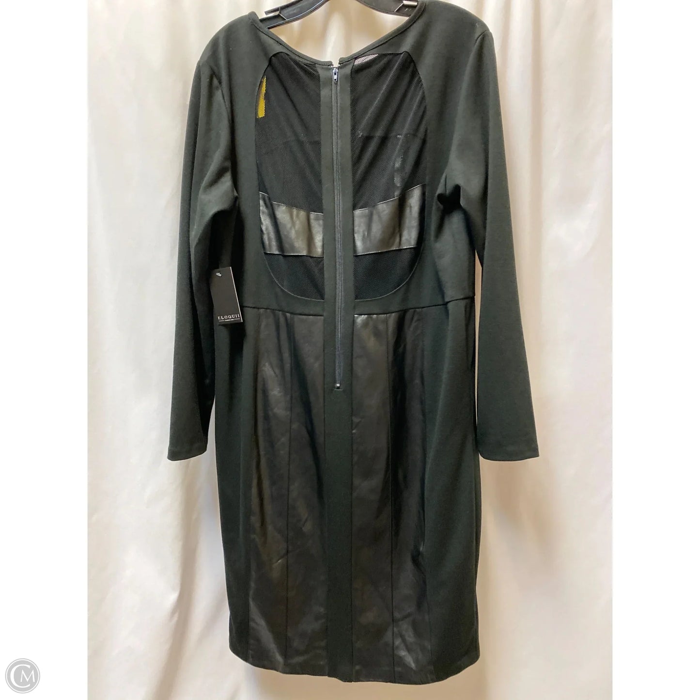 Dress Casual Maxi By Eloquii In Black, Size: Xl