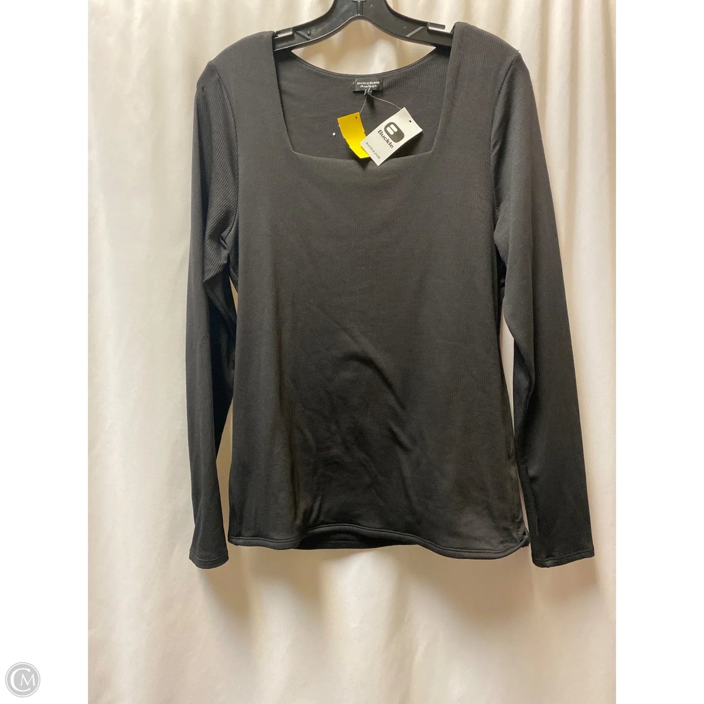 Top Long Sleeve By Buckle Black In Black, Size: Xl