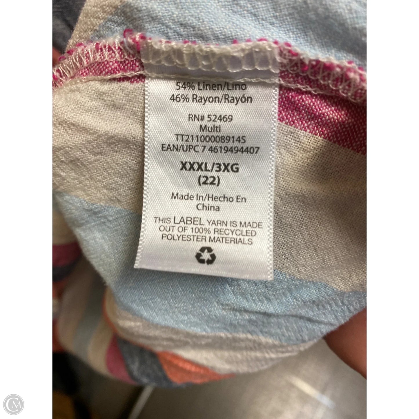 Top Sleeveless By Time And Tru In Pink, Size: Xxl