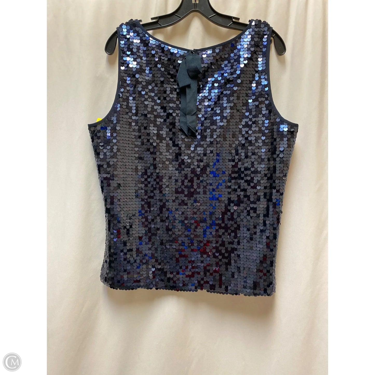 Top Sleeveless By Talbots In Blue, Size: L