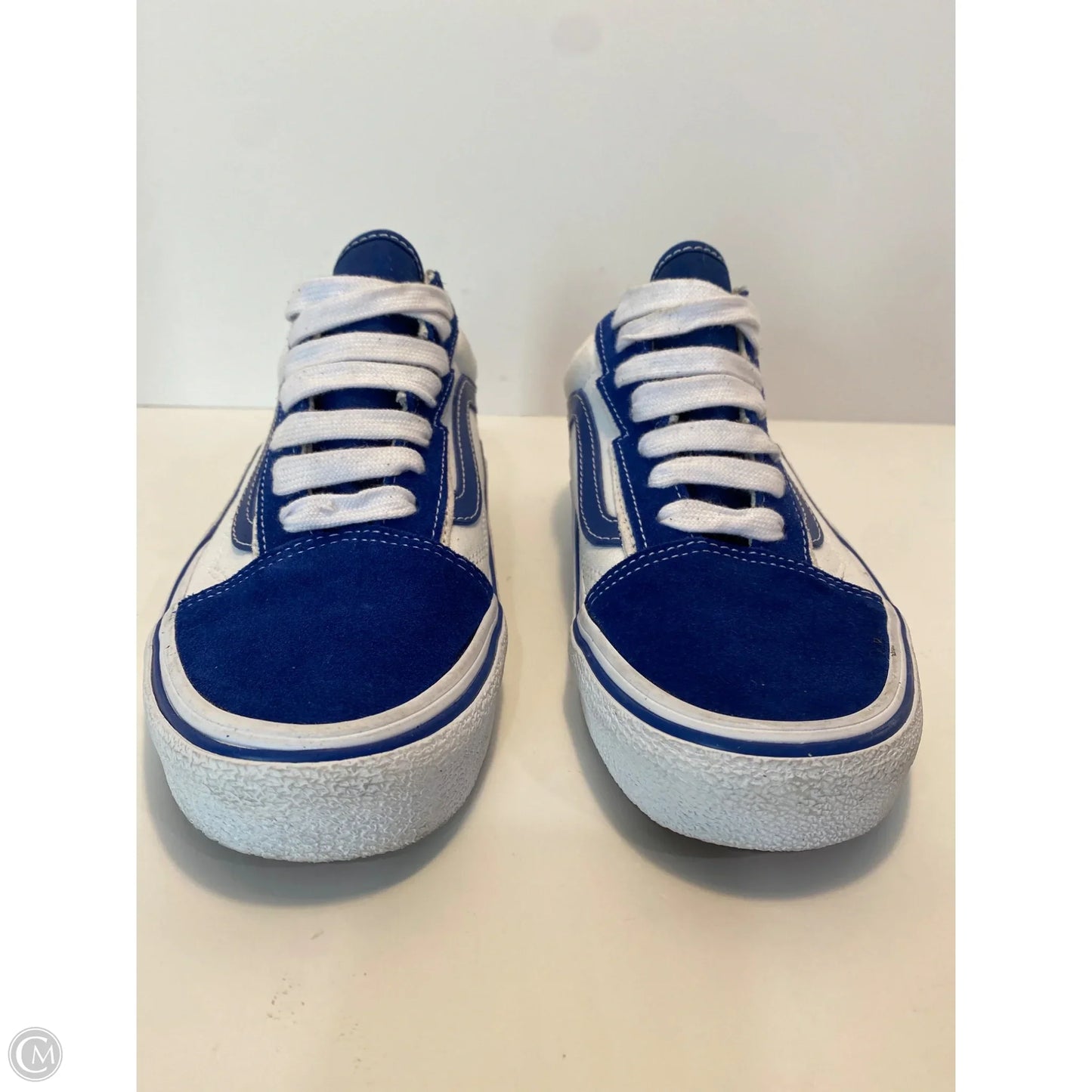 Shoes Sneakers By Vans In Blue, Size: 7