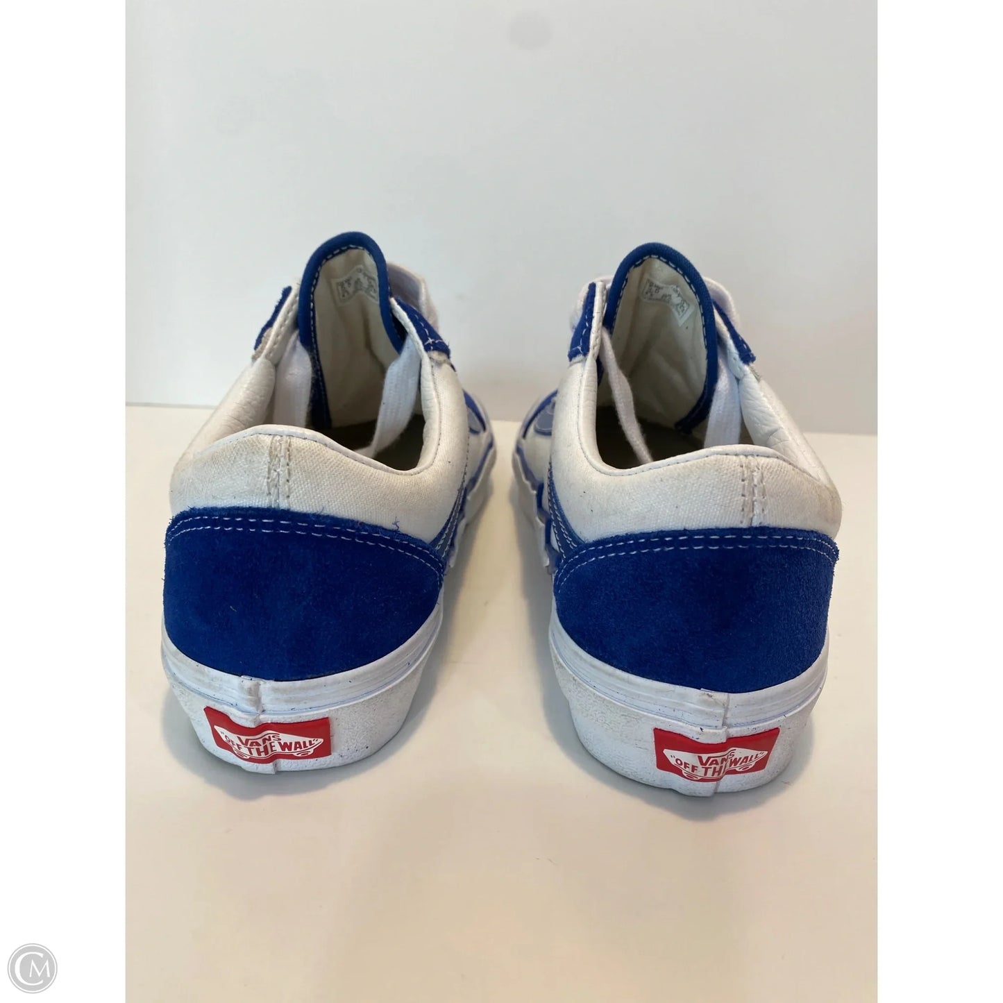 Shoes Sneakers By Vans In Blue, Size: 7