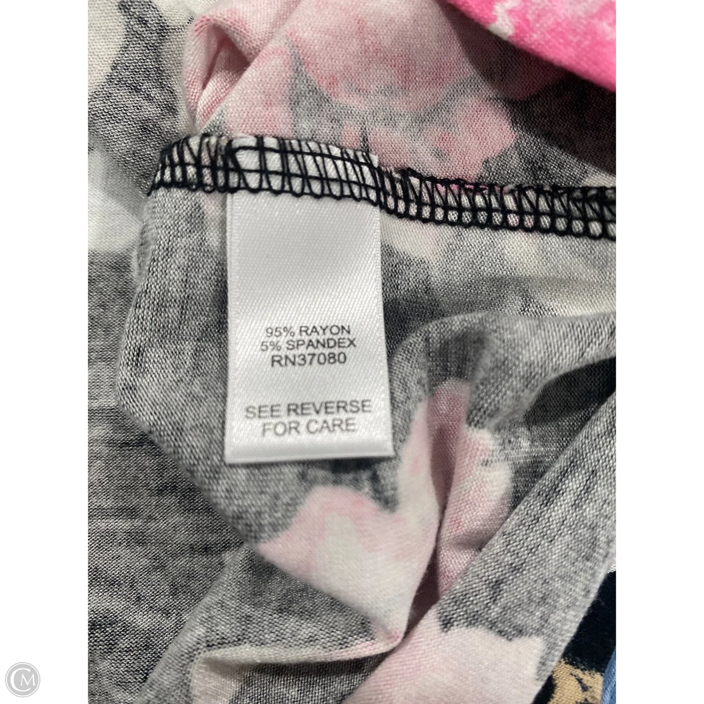 Top Long Sleeve By Cato In Pink, Size: L