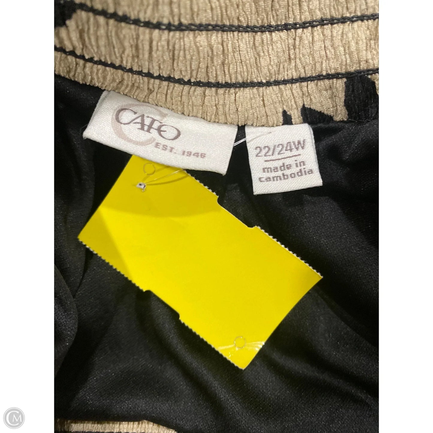 Skirt Maxi By Cato In Tan, Size: 3x