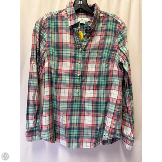 Top Long Sleeve By Vineyard Vines In Multi-colored, Size: Xs