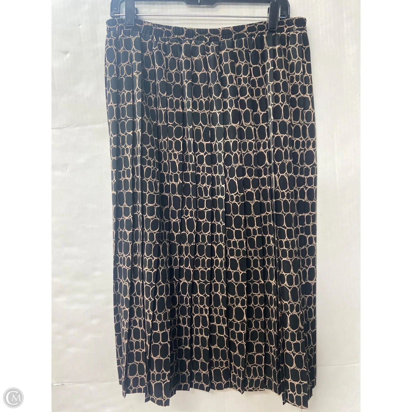 Skirt Maxi By Leslie Fay In Tan, Size: 8
