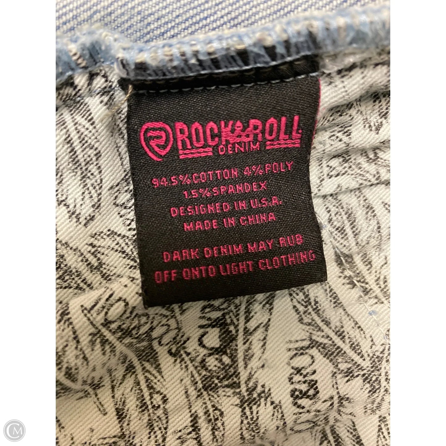 Jacket Denim By Clothes Mentor In Blue Denim, Size: M