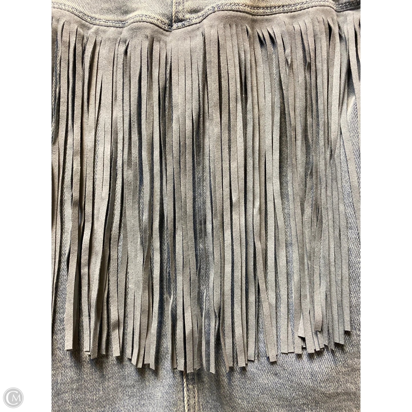 Jacket Denim By Clothes Mentor In Blue Denim, Size: M