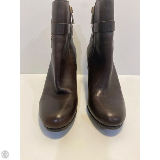 Boots Ankle Heels By Vince Camuto In Brown, Size: 8.5