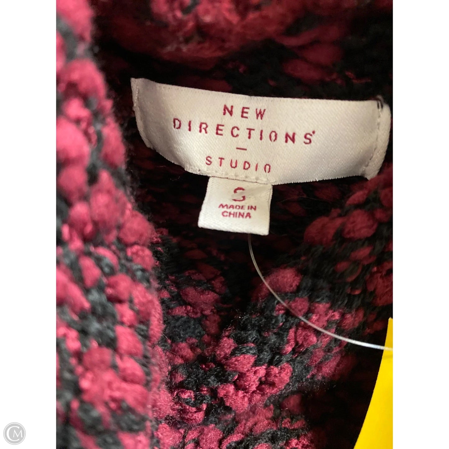 Sweater By New Directions In Maroon, Size: S