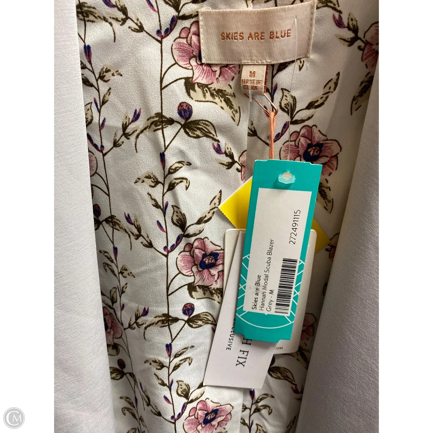 Blazer By Skies Are Blue In Grey, Size: M