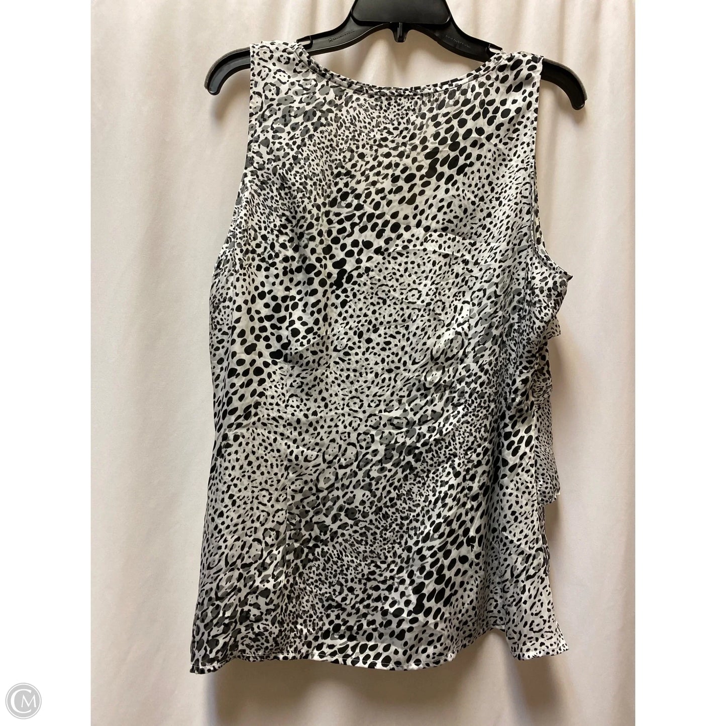 Top Sleeveless By White House Black Market In Black & White, Size: Xl