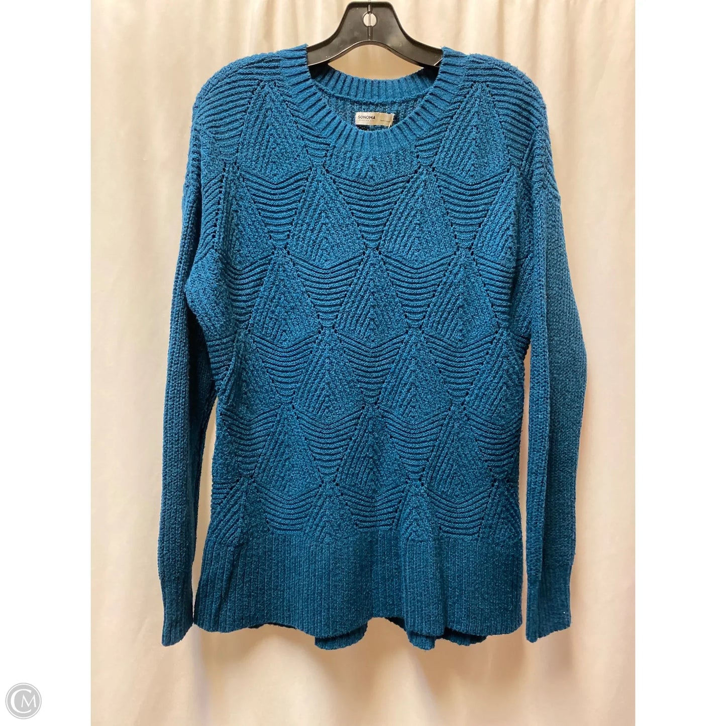 Sweater By Sonoma In Aqua, Size: M