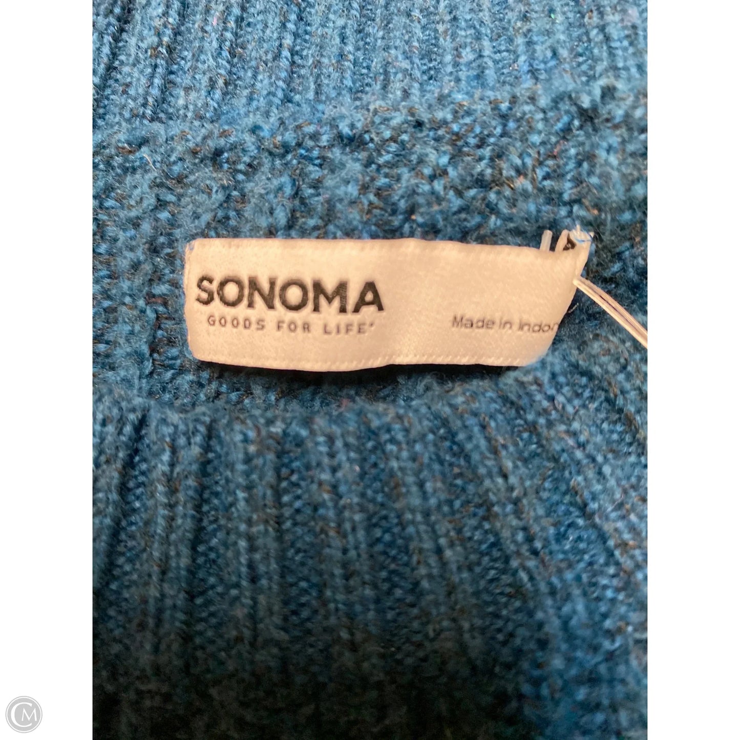 Sweater By Sonoma In Aqua, Size: M