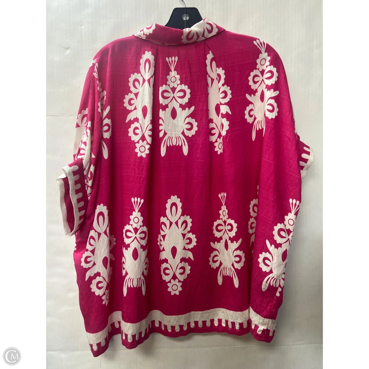 Top Short Sleeve By Umgee In Pink, Size: S