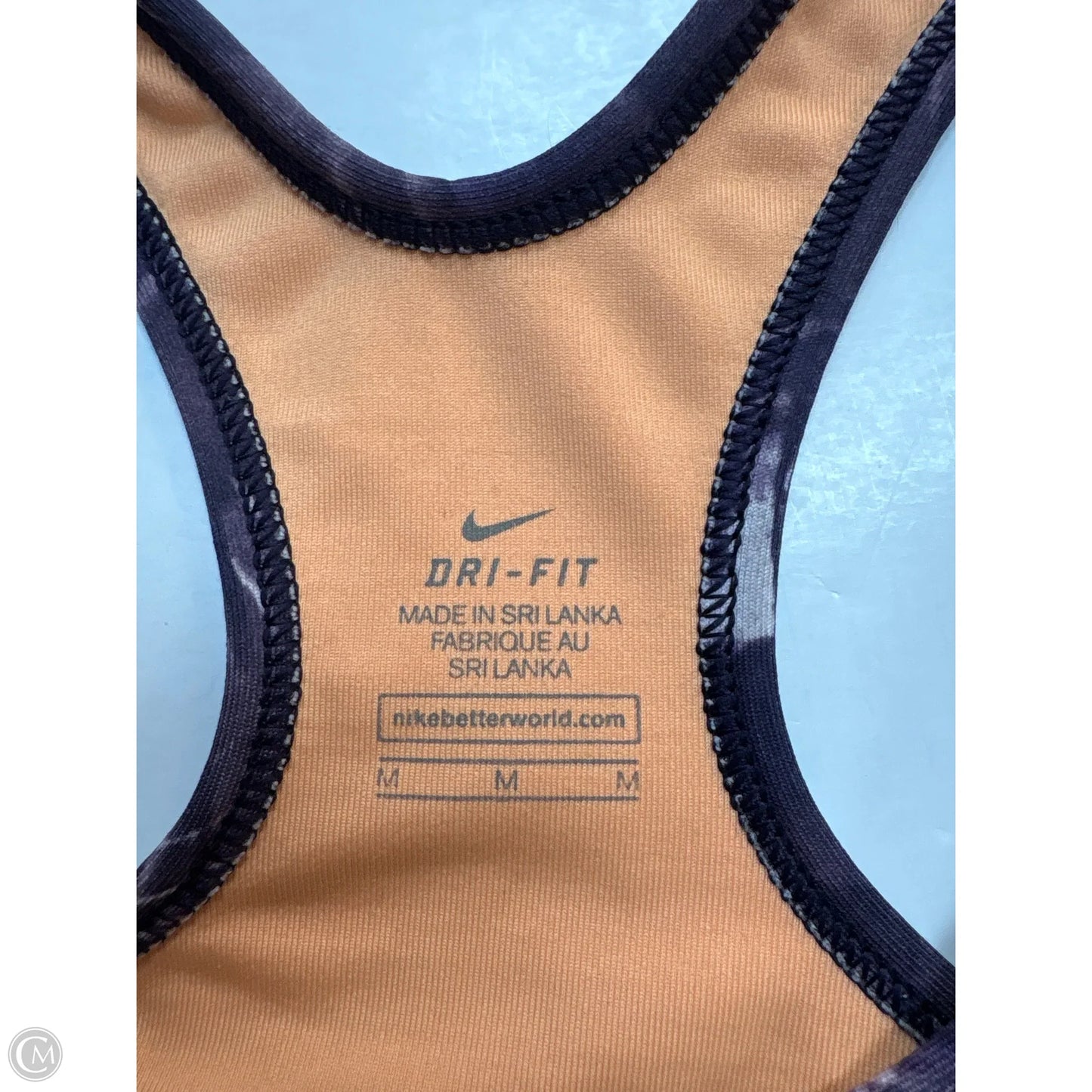 Athletic Bra By Nike In Purple, Size: M