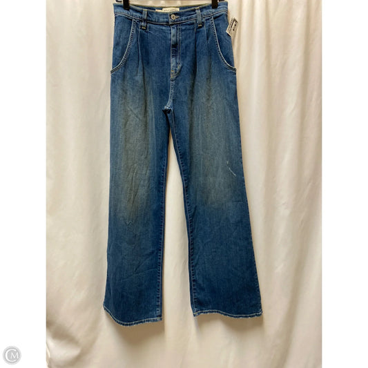 Jeans Wide Leg By Nili Lotan In Blue Denim, Size: 4