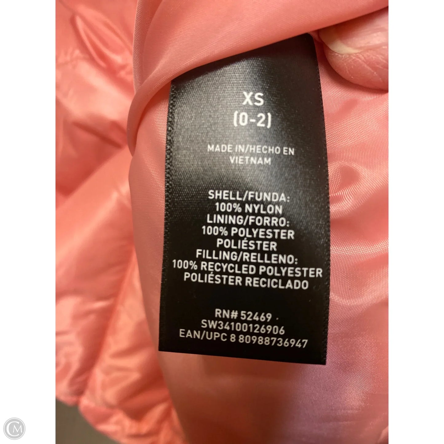 Coat Puffer & Quilted By Clothes Mentor In Pink, Size: Xs