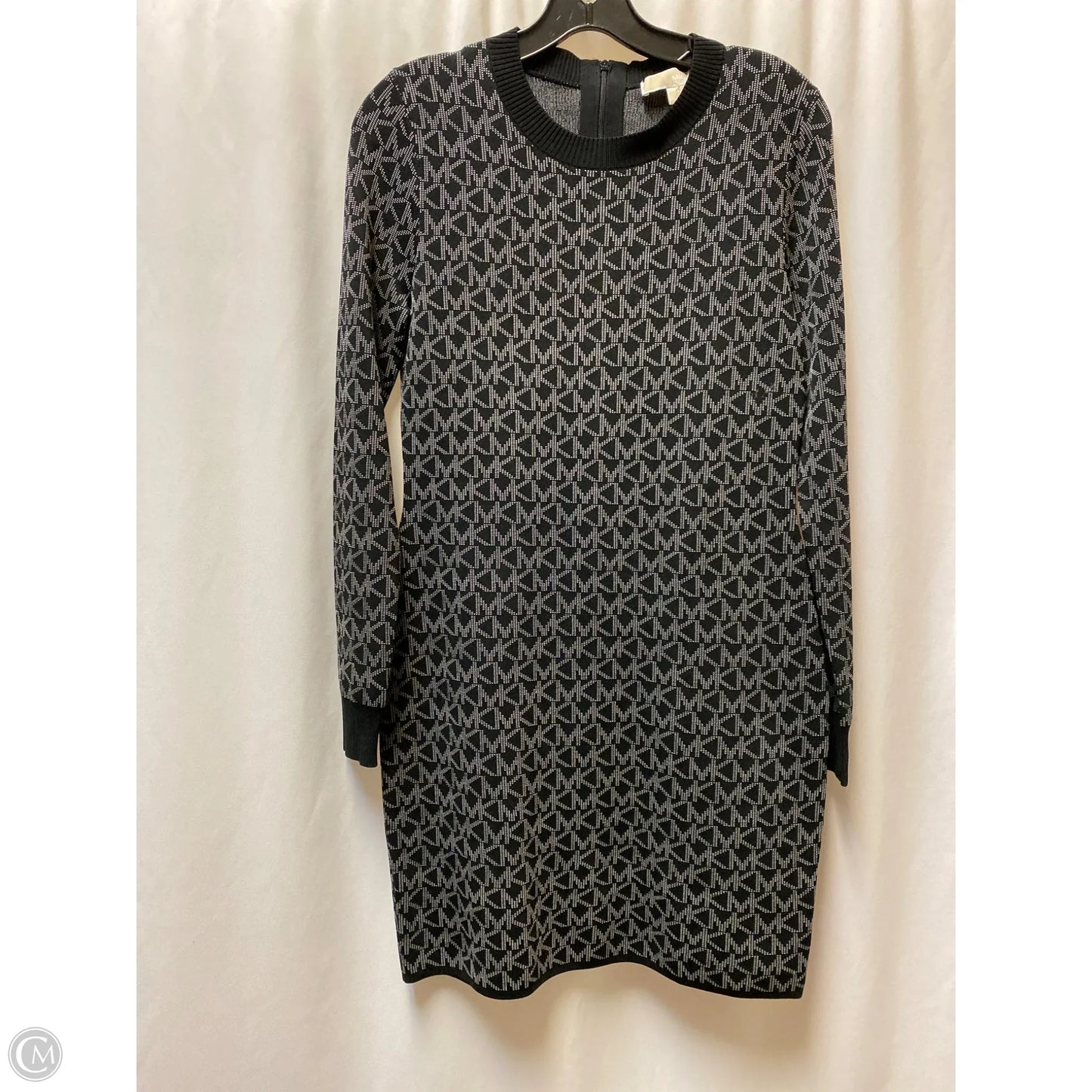 Dress Casual Midi By Michael By Michael Kors In Black, Size: M