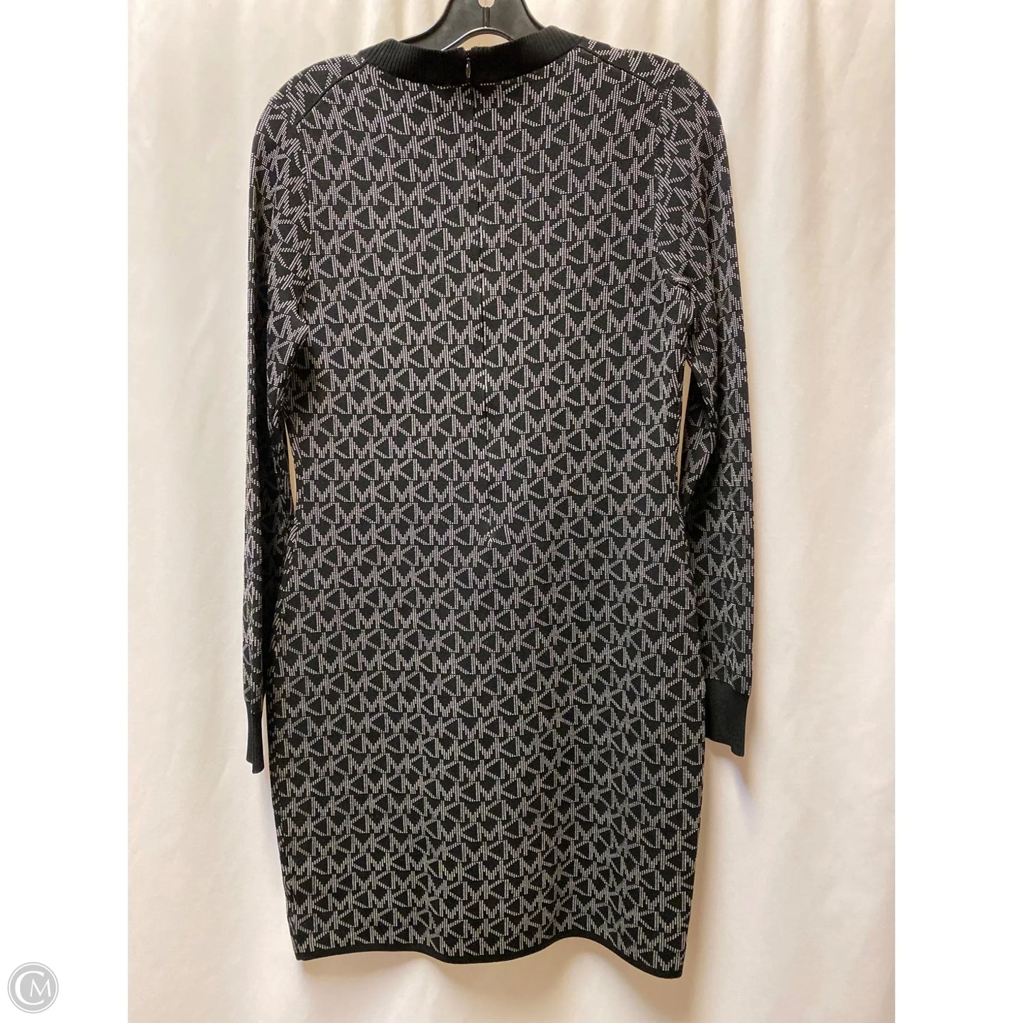 Dress Casual Midi By Michael By Michael Kors In Black, Size: M