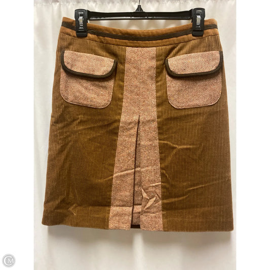 Skirt Mini & Short By Loft In Brown, Size: 4