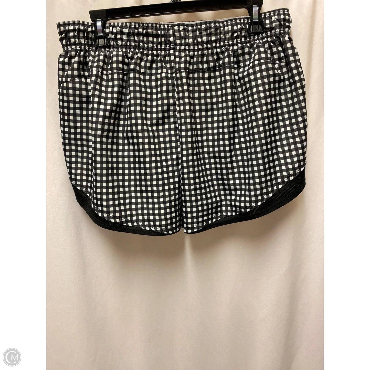 Athletic Shorts By Athletic Works In Black & White, Size: L