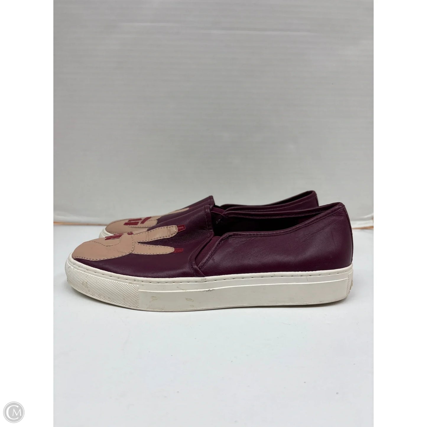 Shoes Flats By Katy Perry In Maroon, Size: 8