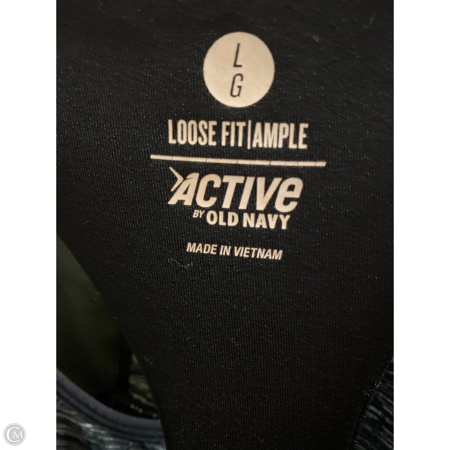 Athletic Tank Top By Old Navy In Black, Size: L