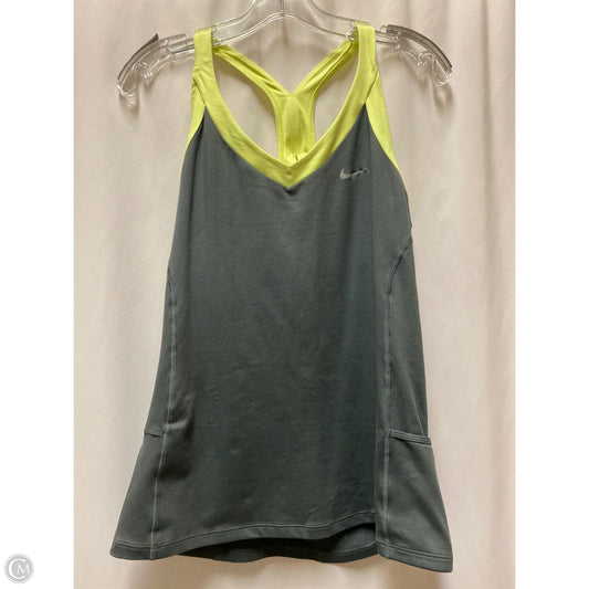 Athletic Tank Top By Nike In Grey, Size: L