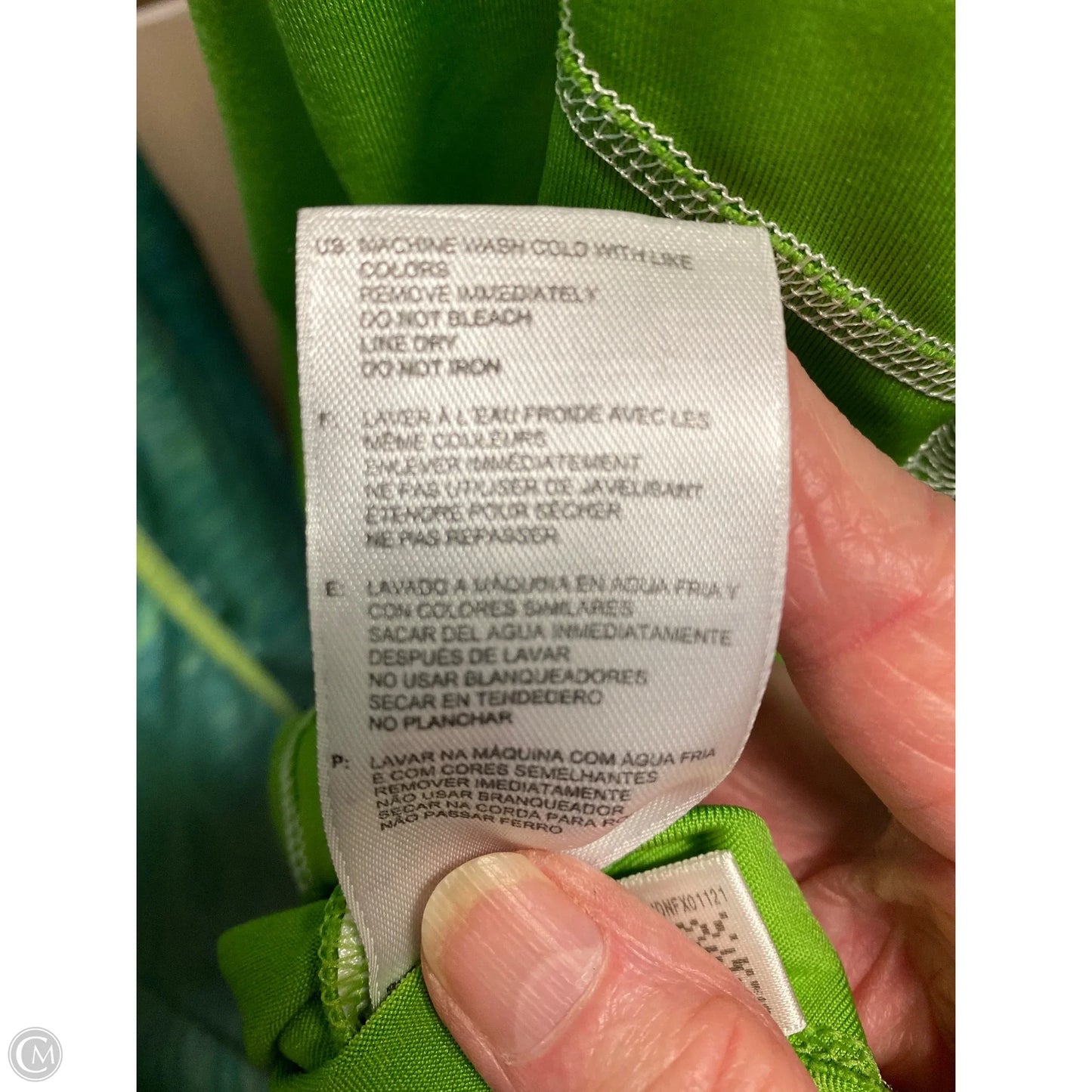 Athletic Tank Top By Adidas In Green, Size: L