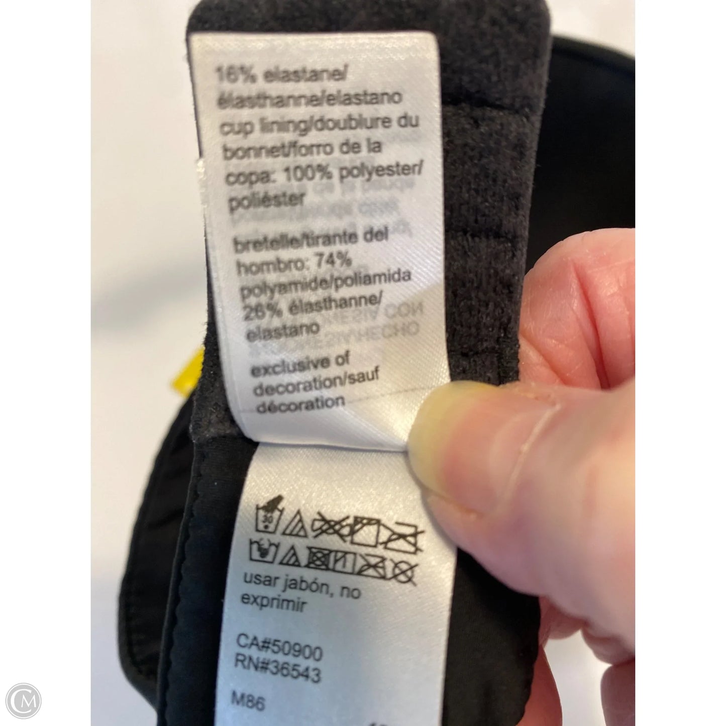 Bra By Calvin Klein In Black, Size: 0