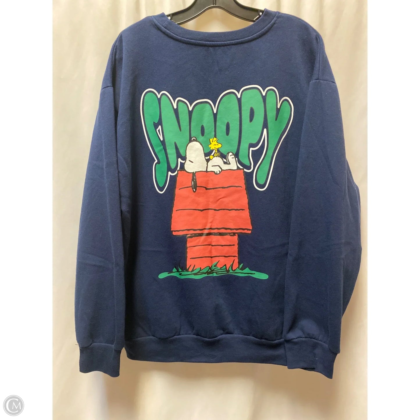 Sweatshirt Crewneck By Clothes Mentor In Navy, Size: Xl