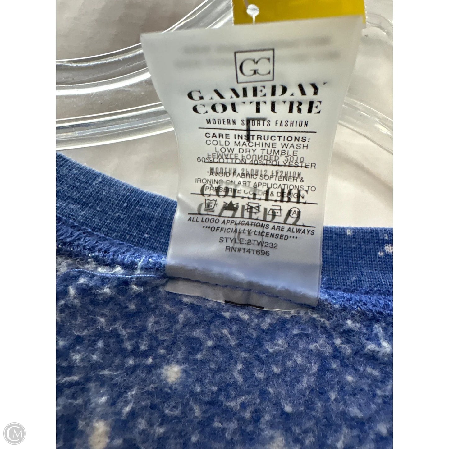 Sweatshirt Crewneck By Clothes Mentor In Blue, Size: L