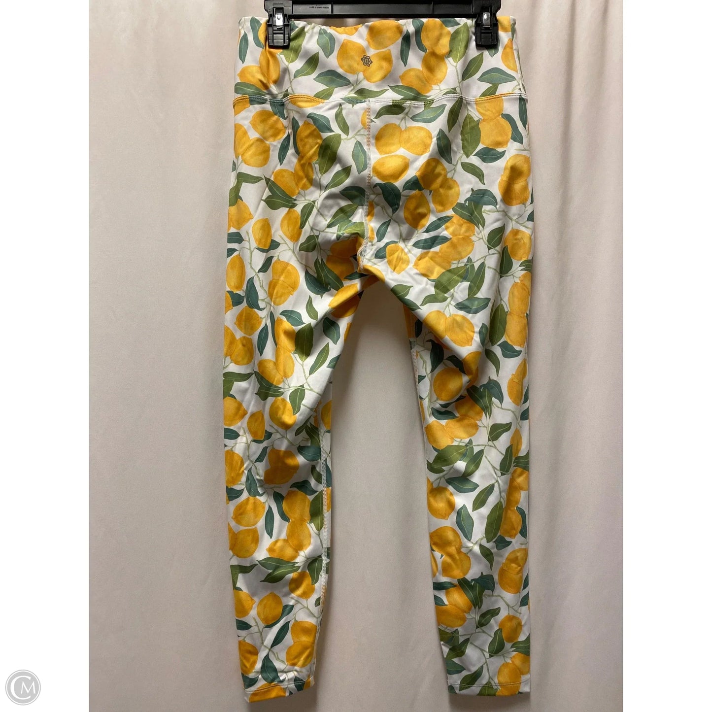 Athletic Leggings By Clothes Mentor In Yellow, Size: L