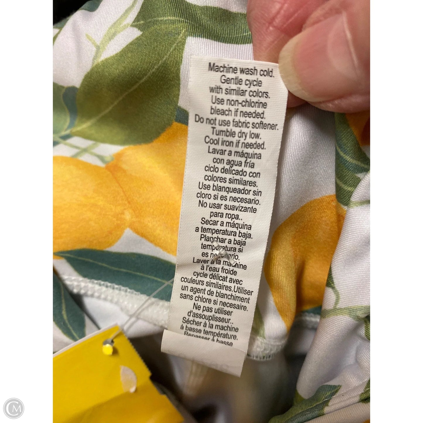 Athletic Leggings By Clothes Mentor In Yellow, Size: L