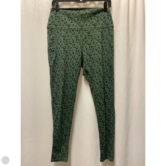 Athletic Leggings By Clothes Mentor In Green, Size: L