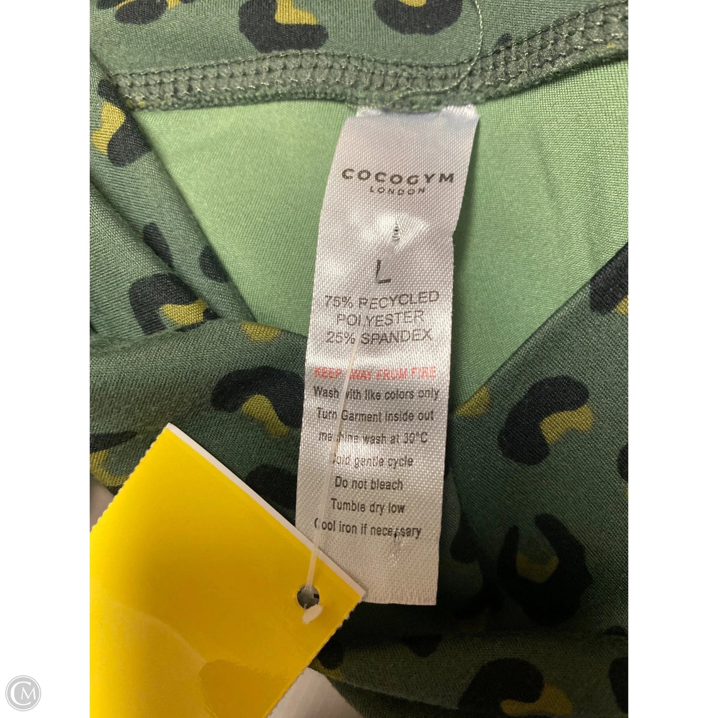 Athletic Leggings By Clothes Mentor In Green, Size: L