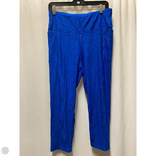 Athletic Leggings By New Balance In Blue, Size: L
