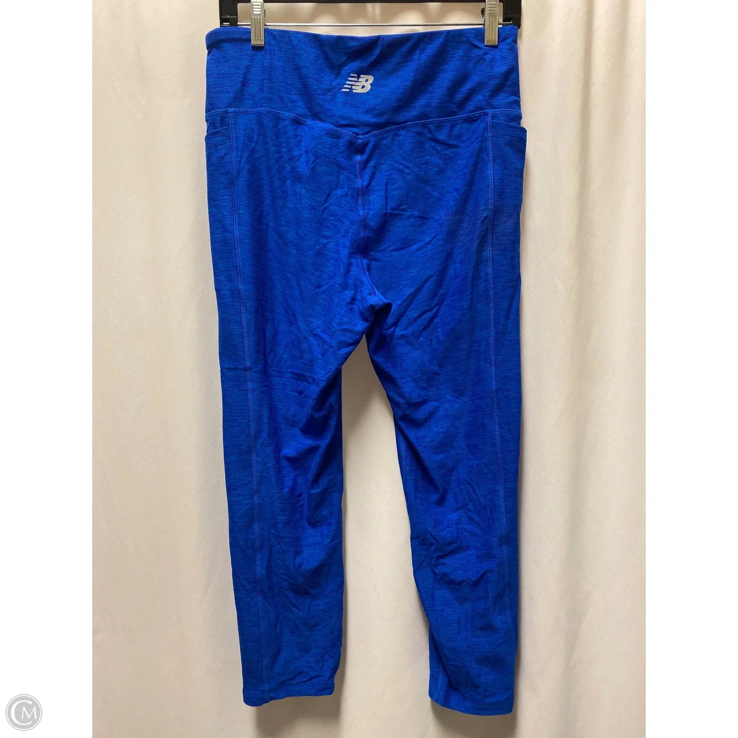 Athletic Leggings By New Balance In Blue, Size: L