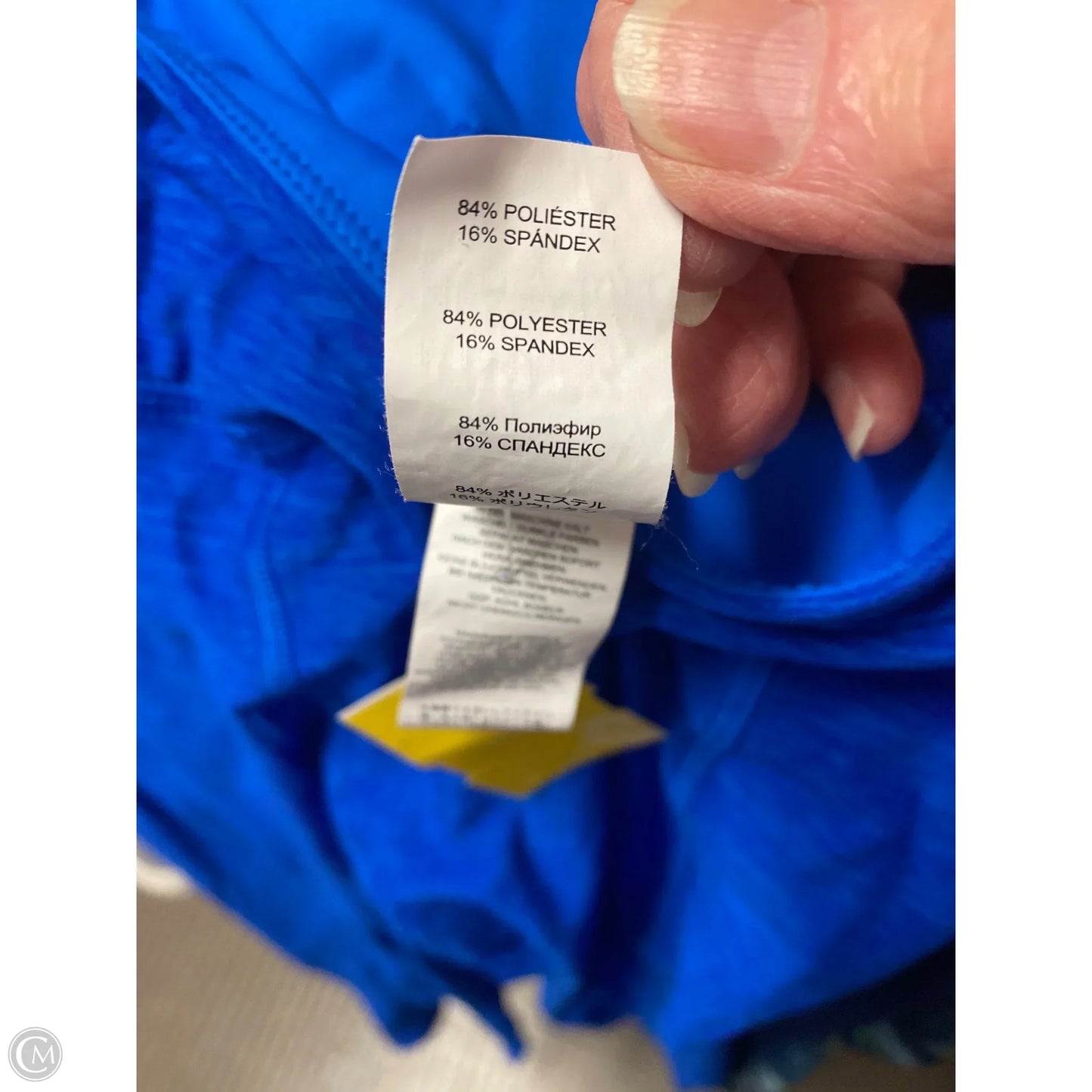 Athletic Leggings By New Balance In Blue, Size: L