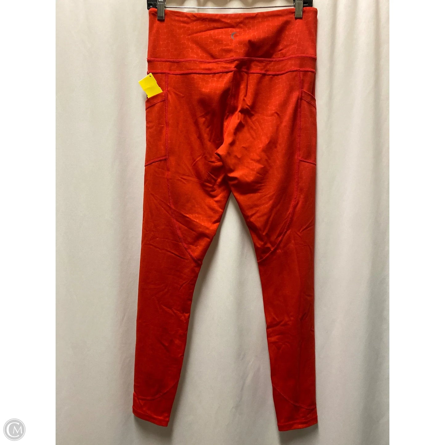 Athletic Leggings By Zyia In Red, Size: L