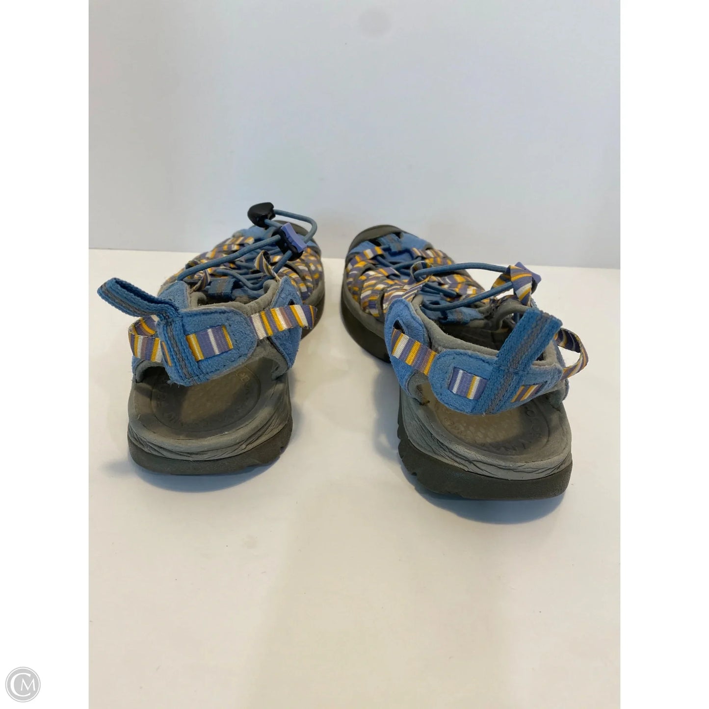 Sandals Flats By Keen In Blue, Size: 8