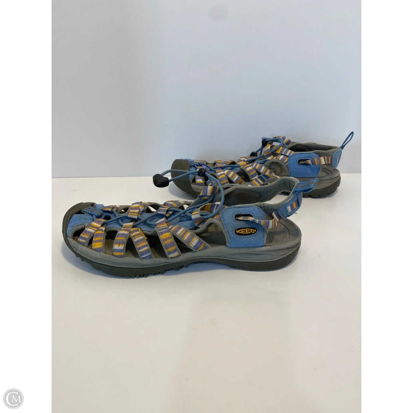 Sandals Flats By Keen In Blue, Size: 8
