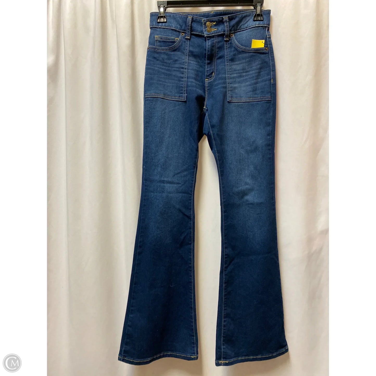 Jeans Flared By Michael By Michael Kors In Blue Denim, Size: 4