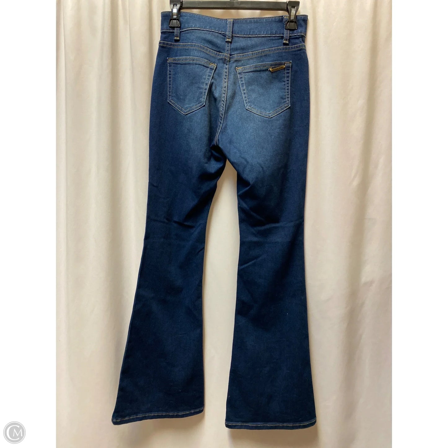 Jeans Flared By Michael By Michael Kors In Blue Denim, Size: 4