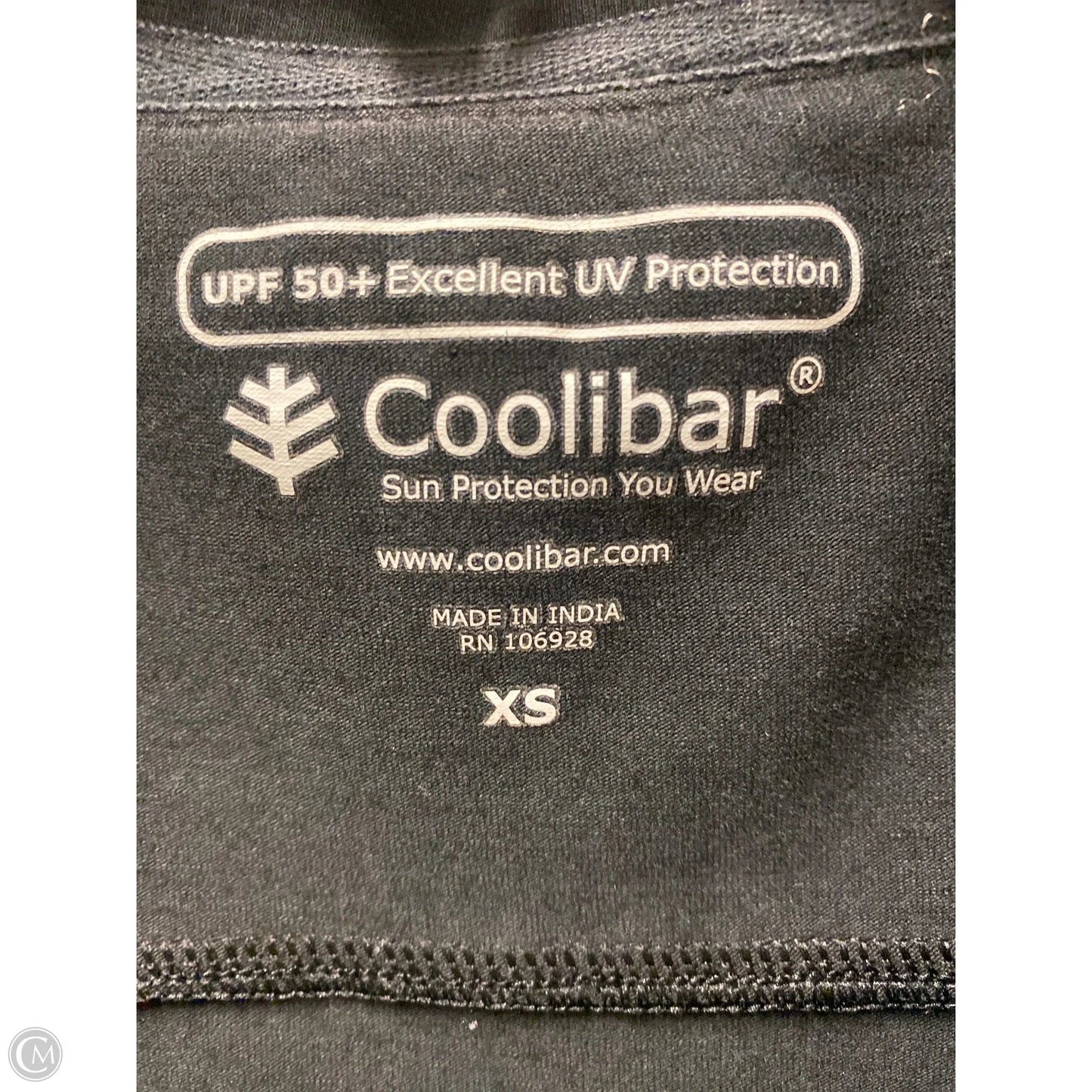 Athletic Jacket By Coolibar In Black, Size: Xs