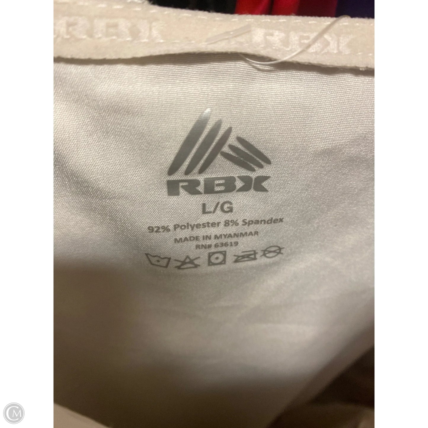 Athletic Jacket By Rbx In Beige, Size: L