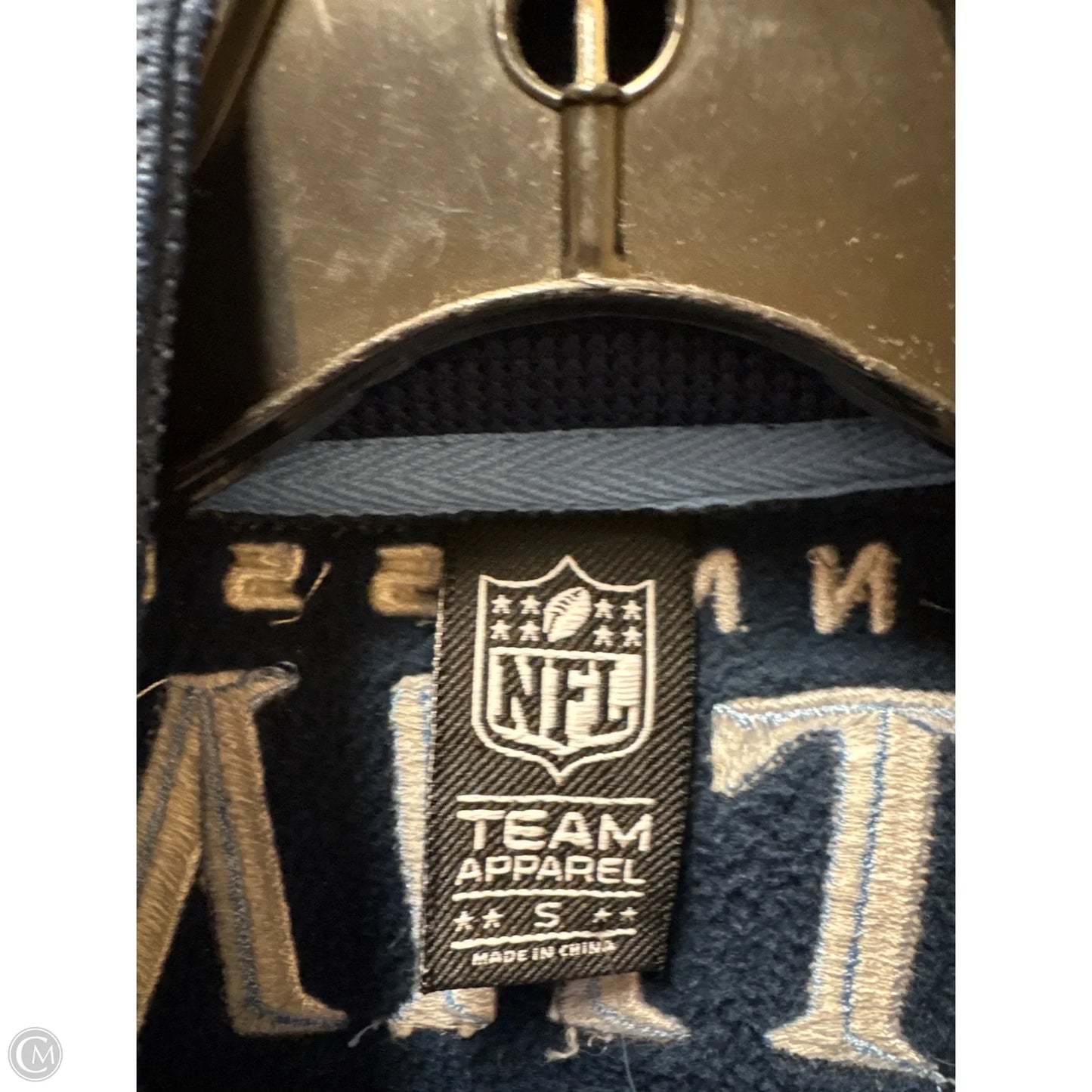 Jacket Shirt By Nfl In Blue, Size: S