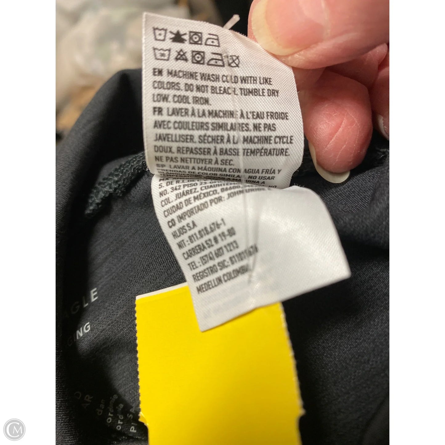 Athletic Leggings By American Eagle in Grey Size: S